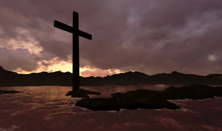 Cross In Water